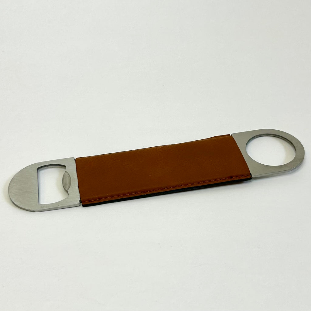 Bottle Opener - Leather Sleeve - Customization Engraved*