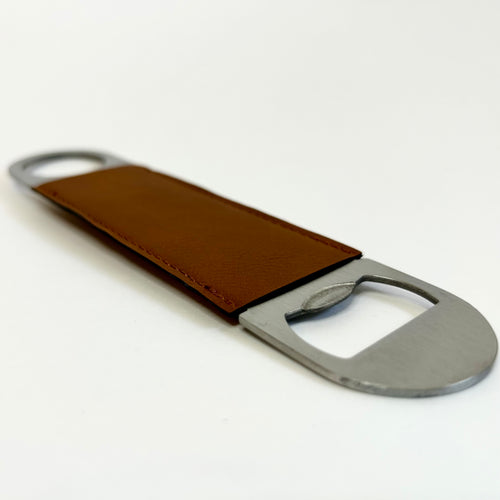 Bottle Opener - Leather Sleeve - Customization Engraved*